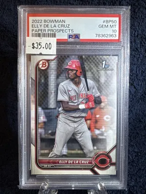 2022 Bowman Paper Prospects Elly De La Cruz #BP-50 front