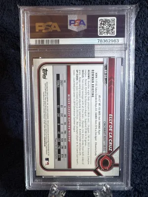 2022 Bowman Paper Prospects Elly De La Cruz #BP-50 back