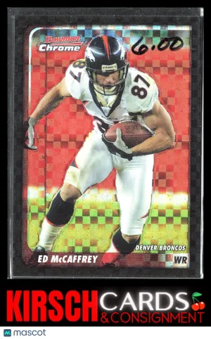 Ed McCaffrey 2003 Bowman Chrome #97 Xfractors #/250 Denver Broncos front