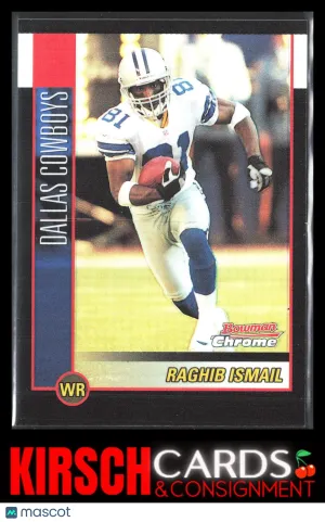 Raghib Ismail 2002 Bowman Chrome #76 Refractors #/500 Dallas Cowboys front