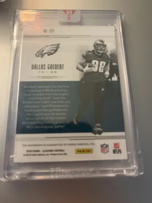 Dallas Goedert back