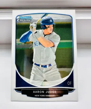 AARON JUDGE 1st 2013 Bowman Chrome Draft Picks FULL SIZE Rookie Card RC front