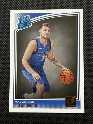 Luka Doncic 2018 Donruss Rated Rookie #177 front