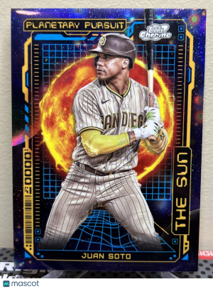 2023 Topps Cosmic Chrome Juan Soto Planetary Pursuit - Sun Short Print front