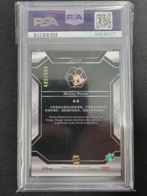 2023 The National Mickey Mouse Limited PSA 9 #'d /500 back