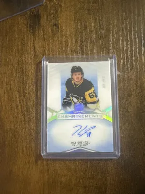 Jake guentzel the cup enshrinements auto 96/99 front