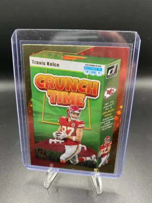2023 Donruss Crunch Time Travis Kelce front
