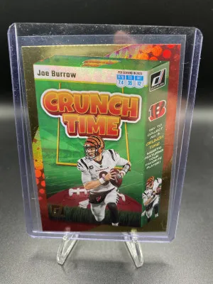 2023 Donruss Crunch Time Joe Burrow front