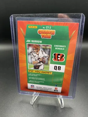 2023 Donruss Crunch Time Joe Burrow back