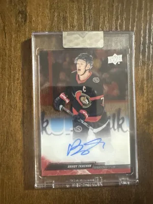 Brady tkachuk clear cut auto front