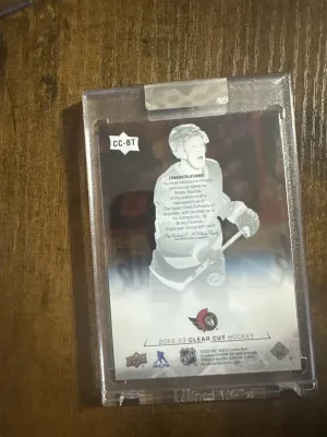 Brady tkachuk clear cut auto back
