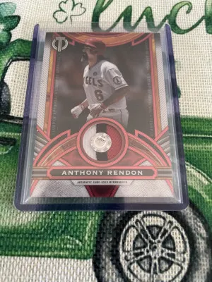 2022 Topps Tribute Stamp of Approval Anthony Rendon /10 front