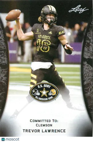 Trevor Lawrence 2018 Leaf Metal Army All-American #BA-TL1 Football front