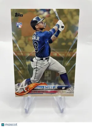 2018 Topps Update - RONALD ACUNA JR. - RC Rookie - Gold /2018 #US250 BRAVES 🔥 front