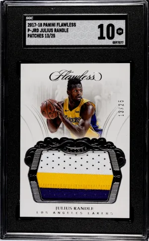 2017-18 Panini Flawless Julius Randle Patches 13/25 front
