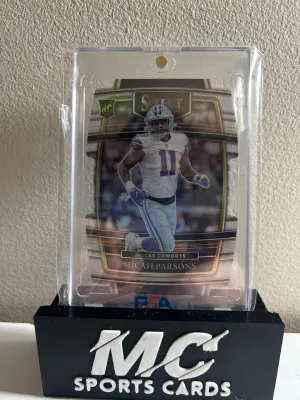 2021 Micah Parsons Select White Die-Cut /99 front