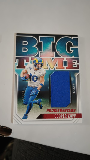 2023 Rookies and Stars Cooper Kupp Big Time Patch Card/399 front