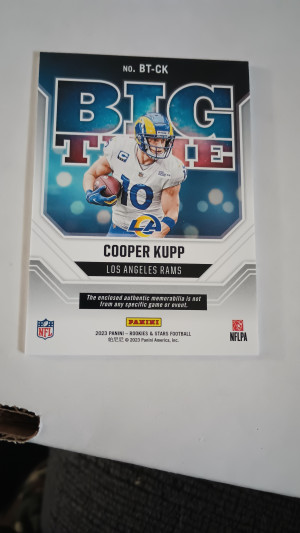 2023 Rookies and Stars Cooper Kupp Big Time Patch Card/399 back