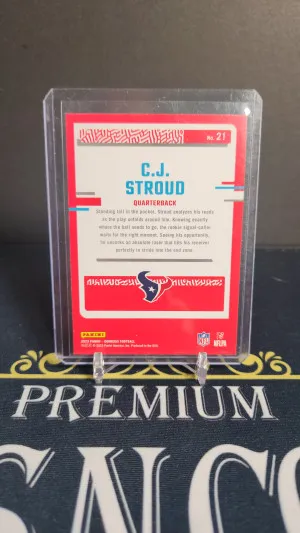 2023 Donruss the Rookies CJ Stroud back