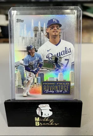 2024 TOPPS SP HOME FIELD ADVANTAGE FOIL CASE HIT HFA-10 BOBBY WITT Jr ROYALS front