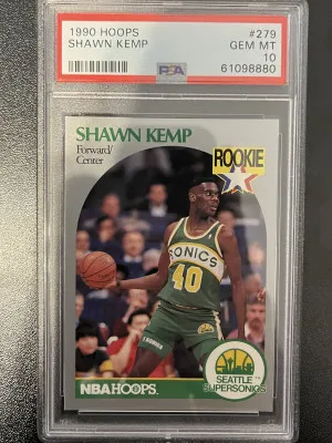 1990 hoops Shawn kemp RC front