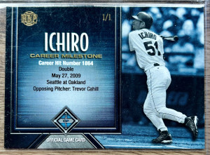 Ichiro Suzuki 1/1 Honus Bonus front