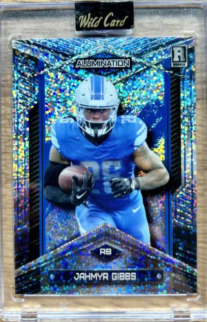2023 Wild Card Alumination Sparkle Jahmyr Gibbs 27/100 front