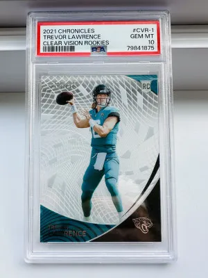 Trevor Lawrence Clear Vision Rookie 2021 Chronicles front