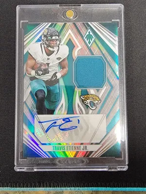 2023 Pheonix Travis Etienne Jr. Auto #'d /50 front
