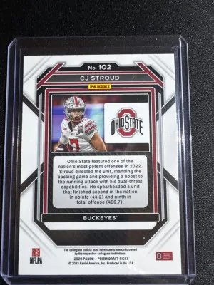 2023 Prizm D.P. c.J. Stroud back
