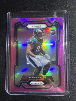 2023 Prizm Jalen Carter Pink front