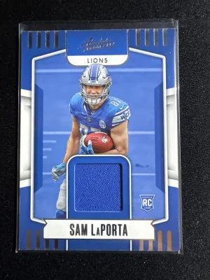 2023 Absolute Sam Laporta Patch/Mem front