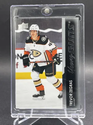 2021-22 Upper Deck Series 1 Young Guns Trevor Zegras #232 Rookie RC front