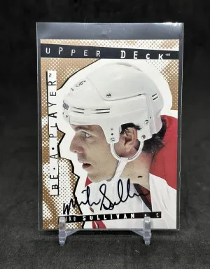 Mike Sullivan 1994-95 Upper Deck NHLPA Be A Player Auto  #75 front