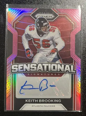 2020 Panini Prizm Keith Brooking Sensational Signatures front