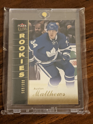 2016-17 Fleer Ultra Rookies Auston Matthews 583/599 front