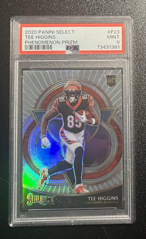 2020 Panini Select Tee Higgins Phenomenon Prizm front