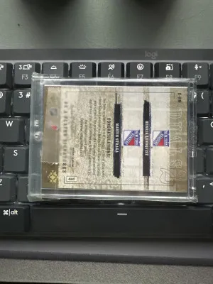 2006 Be a Player Signatures Duals Henrik Lundqvist Martin Straka #D-HM Auto back