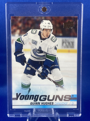 2019-20 UD Young Guns #249 Quinn Hughes RC front