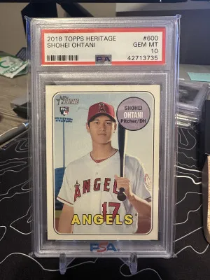 2018 Shohei Ohtani Topps Heritage front