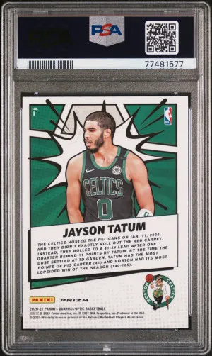 2020 Jayson Tatum My House! Purple back
