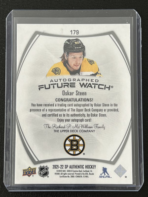 Oscar Steen Future Watch Auto back