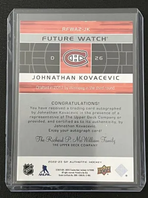 Johnathan Kovacevic back