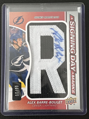 Alex Barre-Boulet Signing Day Marks /35 front