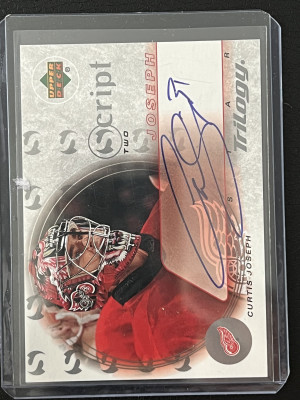 Curtis Joseph autograph front