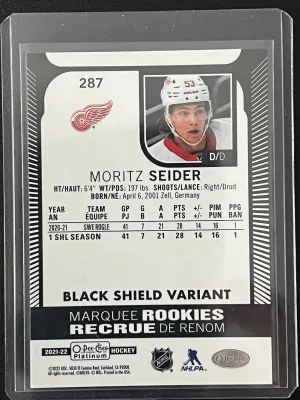 Moritz seider OPC Platinum Black Shield Variant back