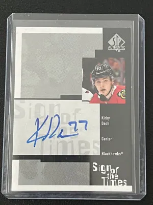 Kirby Dach Sign of the times Rookie front