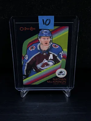 Nathan MacKinnon Retro Black /100 front