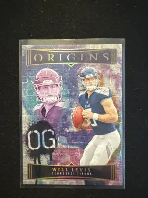 2023 Origins Will Levis Original Gridiron front