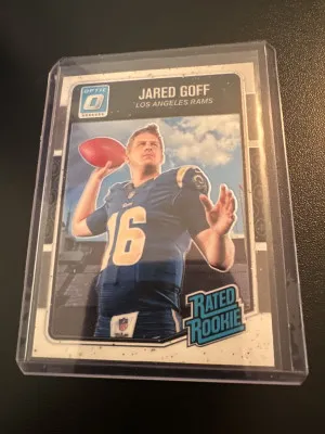 2016 Donruss Optic Jared Goff Rated Rookies front